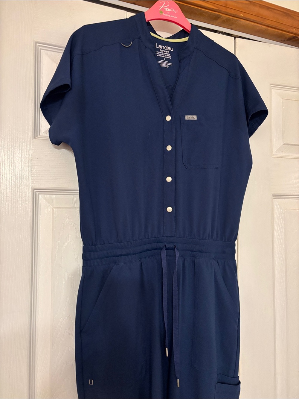 Landau Navy Scrub Jumpsuit
